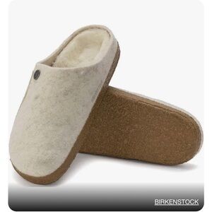 Birkenstock wool clog slipper